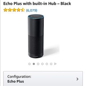 Echo plus with built in hub